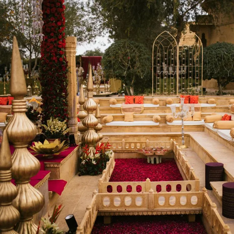 Royal Mandap Setup